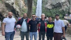 Osmaniye Karaçay Saklı Şelale çevresinde yeni yapılan sosyal tesisler ve doğa manzarası