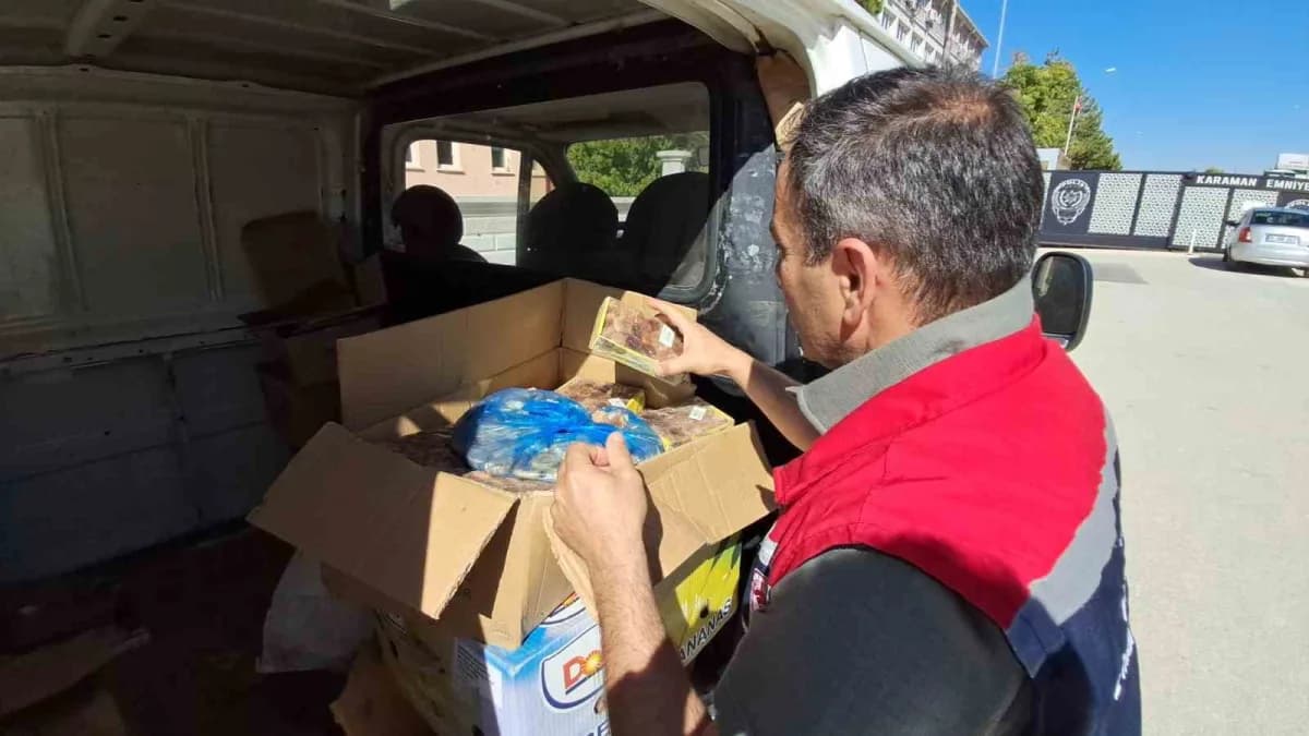 Karaman’da polis ekiplerince gerçekleştirilen "Gıda Güvenliği-1 Operasyonu" kapsamında, halk sağlığını tehdit ettiği değ