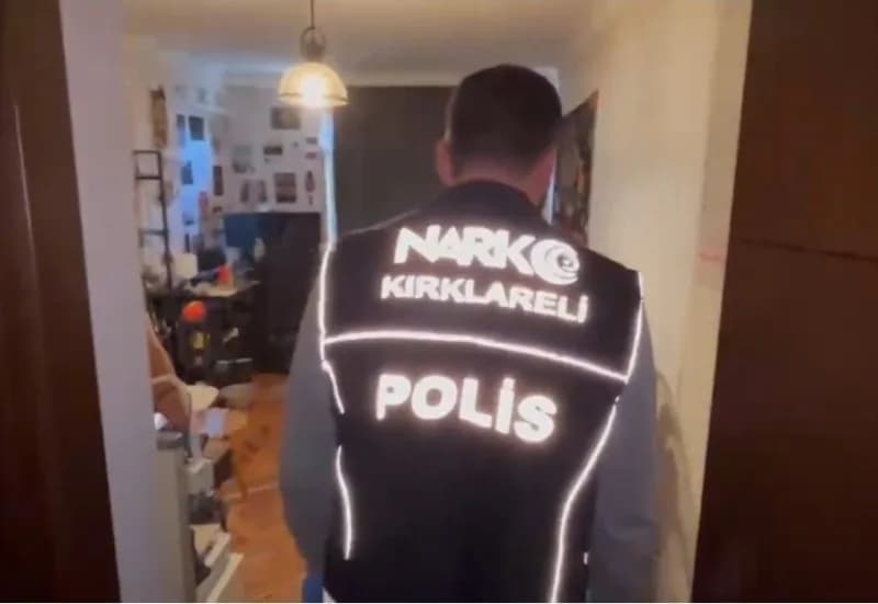 Kırklareli merkezli uyuşturucu operasyonunda ele geçirilen uyuşturucu maddeler ve malzemeler