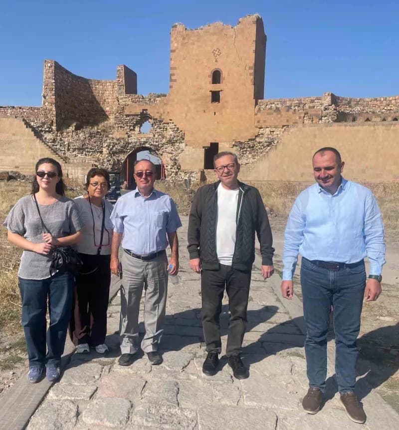 Kars Valisi Ziya Polat, Ani Ören Yeri’nde(Kars-iha)