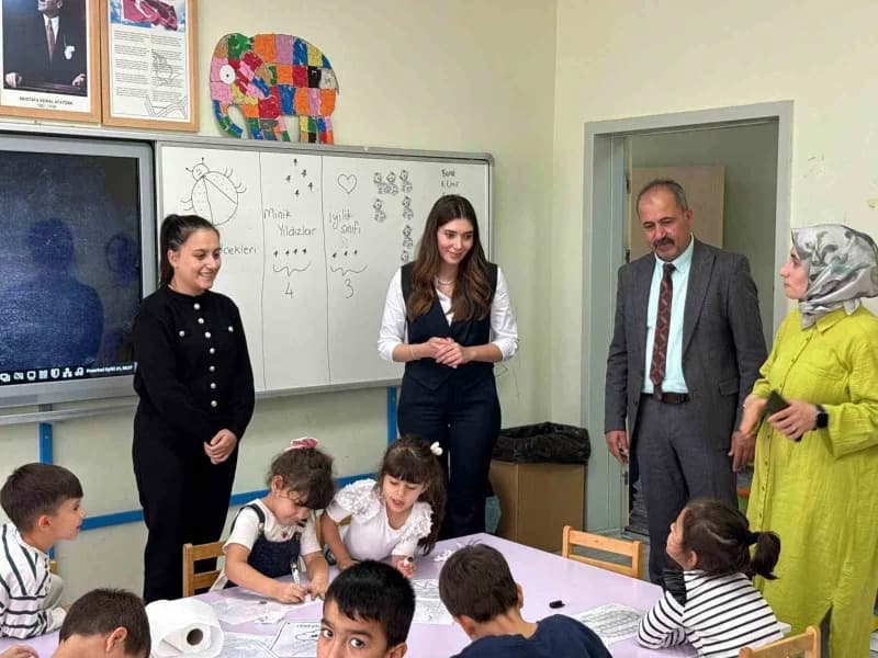 Kaymakam Mantı’dan anaokuluna ziyaret