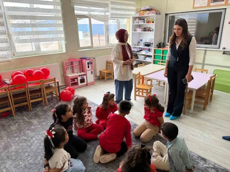Kaymakam Mantı’dan anaokuluna ziyaret