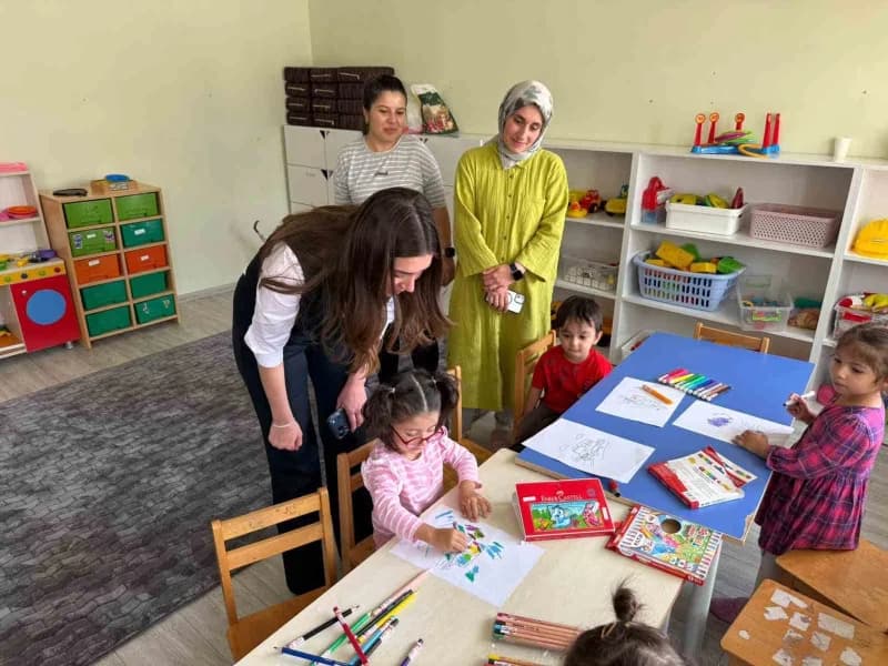Kaymakam Mantı’dan anaokuluna ziyaret