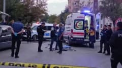 Kayseri Kocasinan ilçesinde bisikletle halk otobüsünün altında kalan çocuk kazası