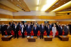Başkan Memduh Büyükkılıç Kayseri Kent Konseyi Genel Kurulu’nda konuşma yaparken