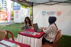 Kayseri Büyükşehir Belediyesi stantlarında üniversite öğrencilerine rehberlik ve danışmanlık hizmeti veriliyor