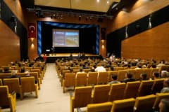 Kdz. Ereğli Ticaret ve Sanayi Odası Başkanı Arslan Keleş, Hüseyin Tatoğlu Kültür Merkezi’nde düzenlenen aday tanıtım top