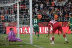 Kelechi Iheanacho, Batman Petrolspor maçında Bursaspor formasıyla gol sevinci yaşarken