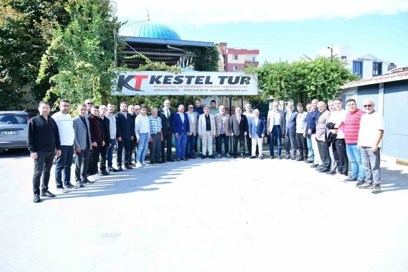 Türkiye Yüzyılı Buluşmaları kapsamında Kestel’e gelen önceki dönem İçişleri Bakanı ve AK Parti Erzurum Milletvekili Sela