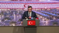 Cumhurbaşkanı Yardımcısı Cevdet Yılmaz, KKTC Cumhuriyet Meclisi'nde Yeni Atatürk Stadyumu ve Spor Kompleksi lansmanında