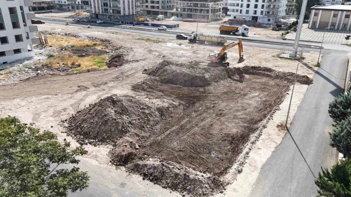 Kilis'te modern kütüphane projesinde temel atma çalışmaları devam ediyor