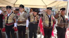 Kilis’te 19 Eylül Gaziler Günü kapsamında Cumhuriyet Meydanı’nda düzenlenen anma programından bir kare