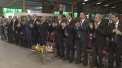Cumhurbaşkanı Yardımcısı Cevdet Yılmaz, Kuzey Kıbrıs Türk Cumhuriyeti Güzelyurt Soğuk Hava Deposu Entegre Tesisleri açıl