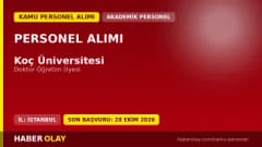 Koç Üniversitesi öğretim üyesi alımı için başvuru yapan akademisyenler