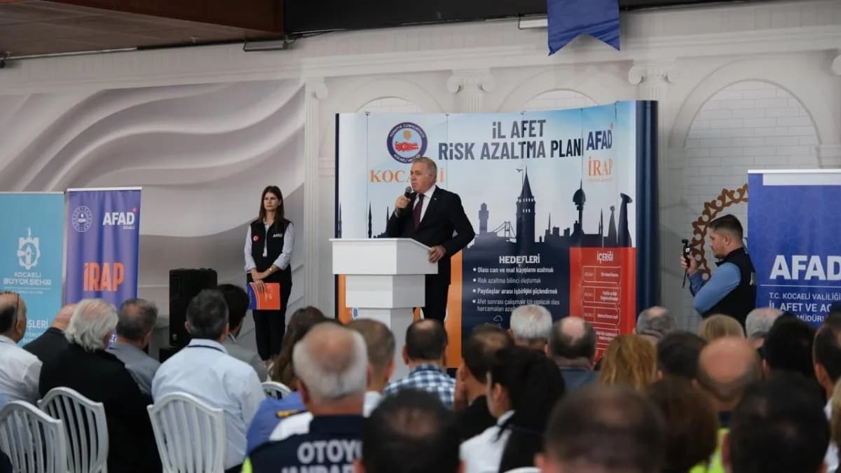 Kocaeli’de 2027-2031 Dönemi İl Afet Risk Azaltma Planı için düzenlenen çalıştayda 110 kurum ve 52 akademisyenin katkısıy
