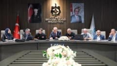 Kocaeli Kongre Merkezi’nde düzenlenen afet risk azaltma planı çalıştayından bir görüntü