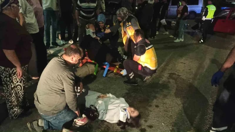 Konya’nın Seydişehir ilçesinde otomobil ile motosikletin çarpışması sonucu meydana gelen trafik kazasında 3 kişi yaralan