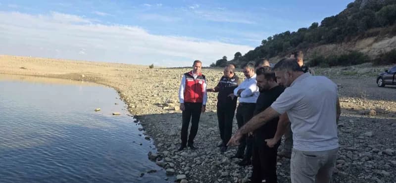 Dicle Kaymakamı Mustafa Atış, "820 bin adet yavru balıkların barajda suya bırakılmasıyla, 3 tarafı Baraj sularıyla çevri