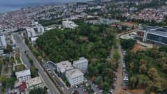 KTÜ Farabi Hastanesi bünyesinde yapılacak 290 yataklı yeni hastanenin dış cephesi ve inşaat alanı