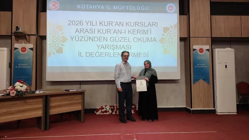 Kütahya'da 'Kur'an-ı Kerim'i Güzel Okuma Yarışması' düzenlendi