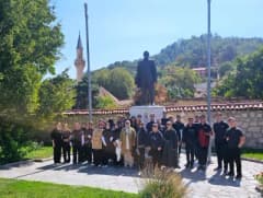 Kütahya Nafi Güral Fen Lisesi öğrencileri tarihi mekanları geziyor