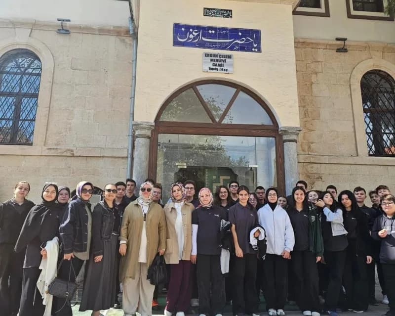 Nafi Güral Fen Lisesi öğrencileri Kütahya’nın tarihi mirasını keşfetti