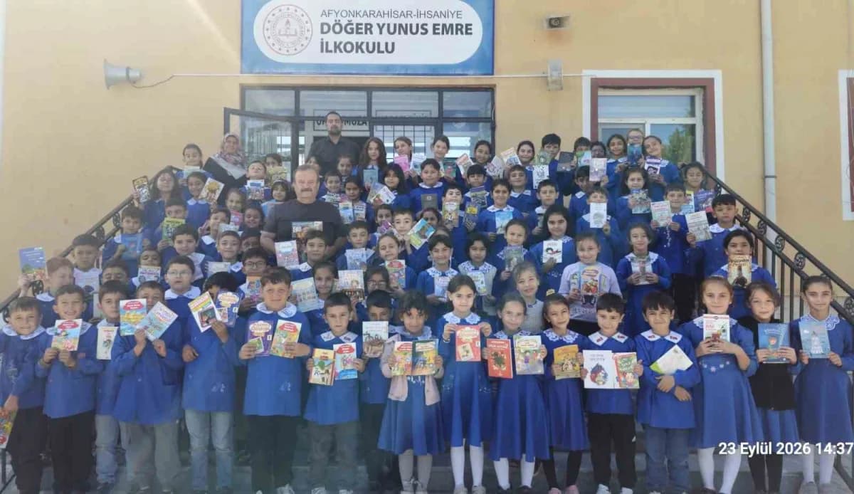 348 okula ulaşan kitap seferberliğiyle binlerce çocuğa umut oldu