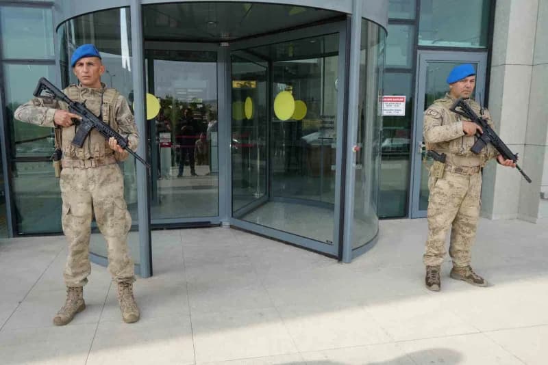 Kırıkkale adliyesinde geniş güvenlik önlemi alındı