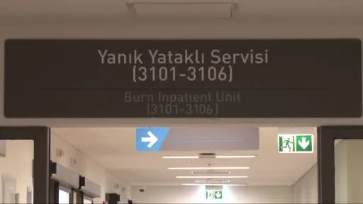 İstanbul Başakşehir’de lavabo açıcı dökülmesi sonucu yanık tedavisi gören hasta ve hastane