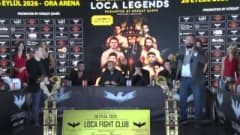 Loca Fight Club 2026 basın toplantısı İstanbul Ora Arena’da düzenlendi
