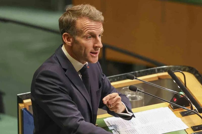 Fransa Cumhurbaşkanı Emmanuel Macron, 81. BM Genel Kurulu'na hitap etti