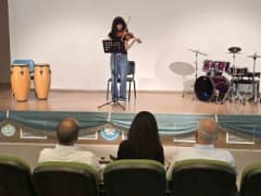 Manisa Büyükşehir Belediyesi Gençlik Senfoni Orkestrası seçmelerinde genç müzisyenler performans sergiliyor