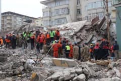 Malatya'da enkaz demirleri davasının görüldüğü mahkeme salonu