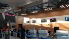 Malatya Havalimanı yeni terminal binasının dış cephesi ve apron alanı