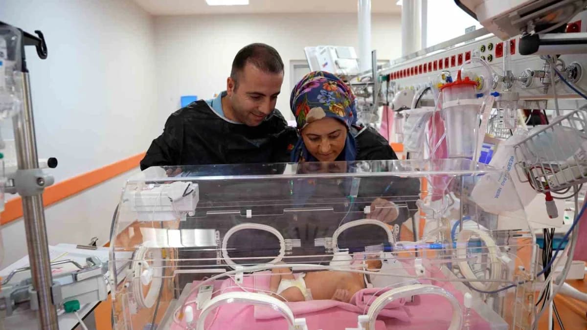 Malatya’da Tüp Bebek ünitesinin ilk bebekleri ikiz oldu