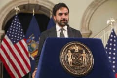 New York Belediye Başkanı Zohran Mamdani, İsrail Başbakanı Binyamin Netanyahu hakkında açıklama yaparken