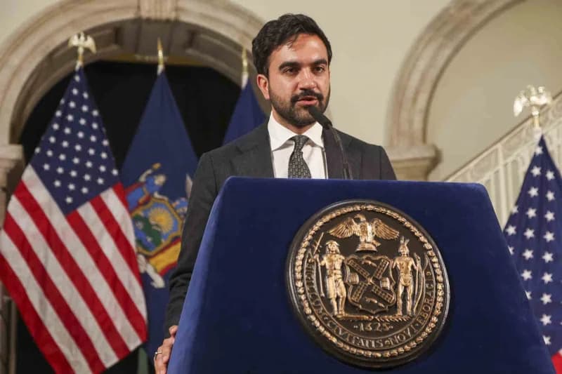 New York Belediye Başkanı Zohran Mamdani, İsrail Başbakanı Binyamin Netanyahu hakkında açıklama yaparken