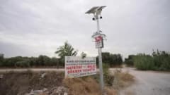 Manisa’da kaçak hafriyat dökümüne karşı güvenlik kameraları ve dronlarla yapılan denetim görüntüsü