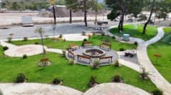 Marmaris İçmeler Asparan Mevkii'nde bulunan Asparan Kamp ve Spor Tesisleri'nin genel görünümü