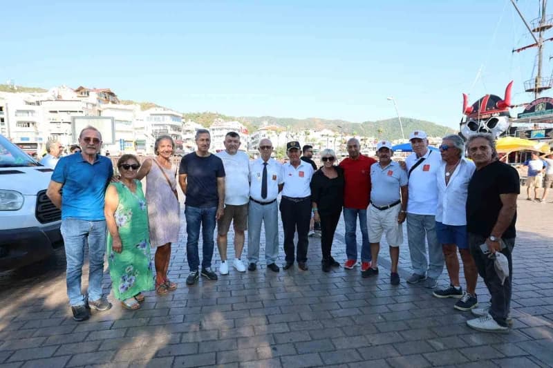 Marmaris’te gazilere tekne turu