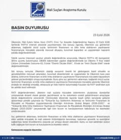 MASAK tarafından açıklanan FATF uyum raporu ve Türkiye'nin mali suçlarla mücadele durumu