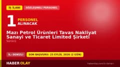 MAZI PETROL Ürünleri Tavas Nakliyat Ltd. Şti. sürücü personel alımı ilanı