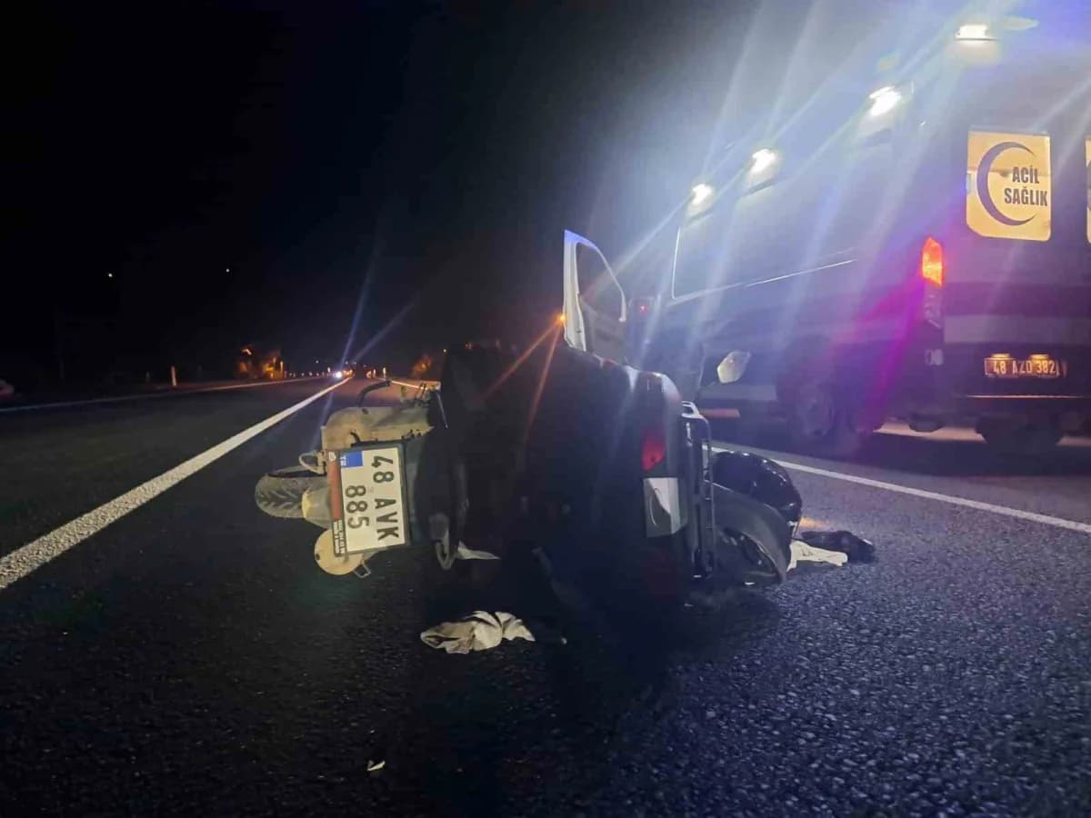 Menteşe’de motosiklet kazası: 1 yaralı