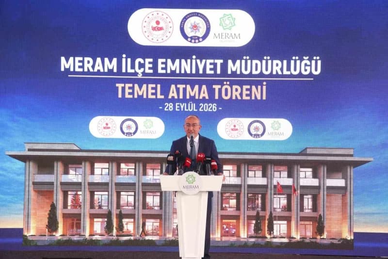 Meram Belediye Başkanı Mustafa Kavuş, temel atma töreninde yaptığı konuşmada ilçenin kamu yatırımları açısından önemli b