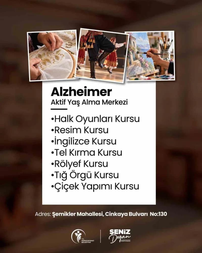 Merkezefendi Belediyesi’nin büyüklerin sosyal, kültürel ve kişisel gelişimlerine katkı sunmak amacıyla hizmet verdiği Ak