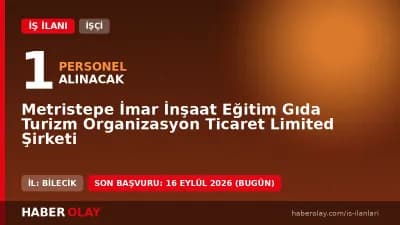 Metristepe Ltd. Şti. Bozüyük'te pide ustası işçi alımı ilanı