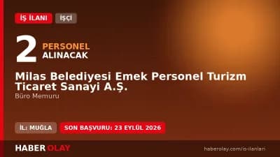 Muğla Milas Belediyesi Emek Personel 2 Büro Memuru iş ilanı başvuru detayları