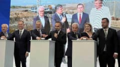 Sanayi ve Teknoloji Bakanı Mehmet Fatih Kacır Kırklareli'nde sanayi projeleri açılış töreninde konuşuyor