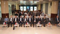 Konya’da düzenlenen Milli Tahkimde Hukuk Seçme Hakkı Çalıştayı katılımcıları ve konuşmacılar