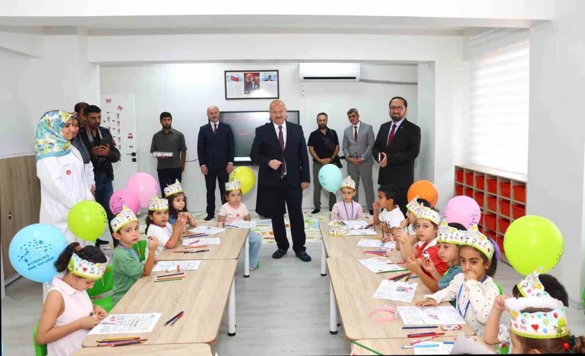 Dıyaman İl Müftülüğüne bağlı 4-6 yaş grubu tam gün Kur’an kurslarında yeni eğitim dönemi başladı.